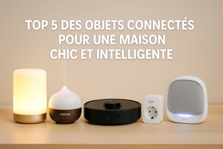 Top 5 des objets connectés pour une maison chic et intelligente
