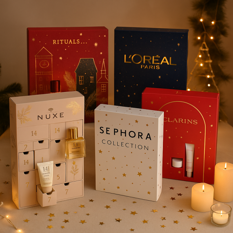 Top 5 des calendriers de l’Avent beauté 2025
