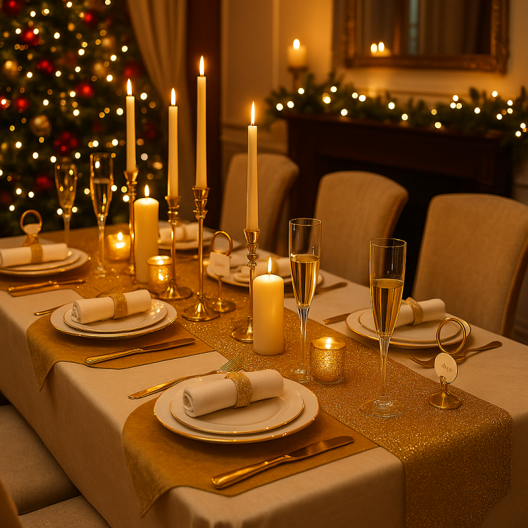 Les plus beaux accessoires de table pour un réveillon élégant