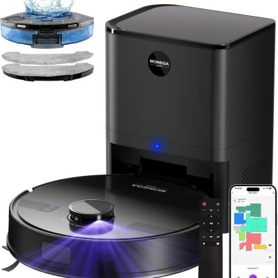Aspirateur robot connecté Monsga